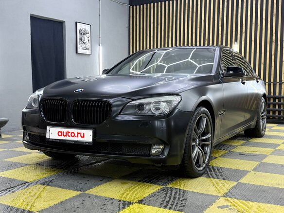2011 BMW 7 серии Long 730Ld V (F01/F02/F04), чёрный, 1800000 рублей