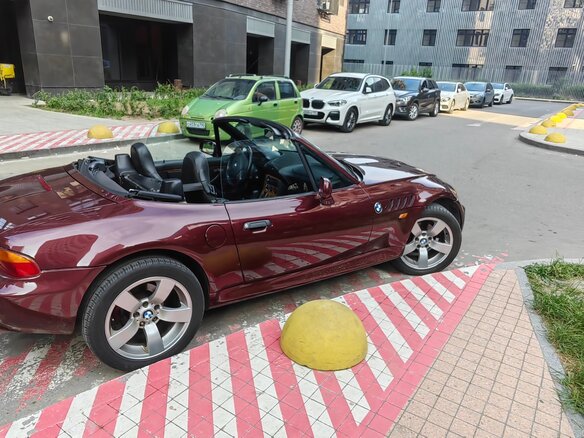 1997 BMW Z3 I, красный, 1090000 рублей - вид 6