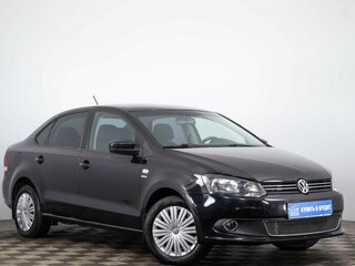 2013 Volkswagen Polo V, чёрный, 799000 рублей, вид 1