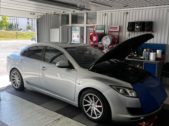2008 Mazda 6 II (GH), серебристый, 800000 рублей - вид 8