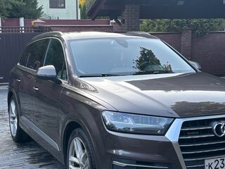 2017 Audi Q7 II (4M), коричневый, 3210000 рублей, вид 2
