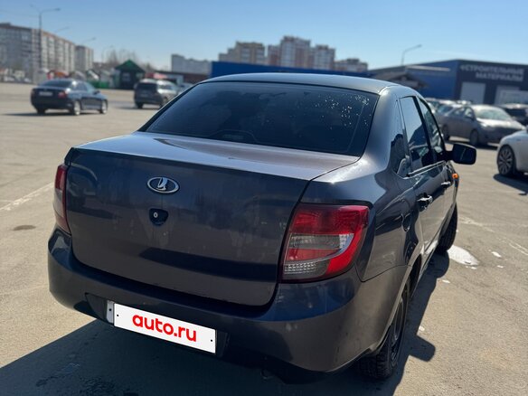 2014 Lada (ВАЗ) Granta I, серый, 285000 рублей - вид 9