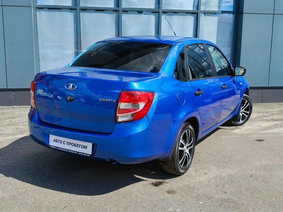 2017 Lada (ВАЗ) Granta I, синий - вид 6