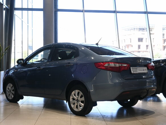 2013 Kia Rio III, голубой, 629000 рублей - вид 4