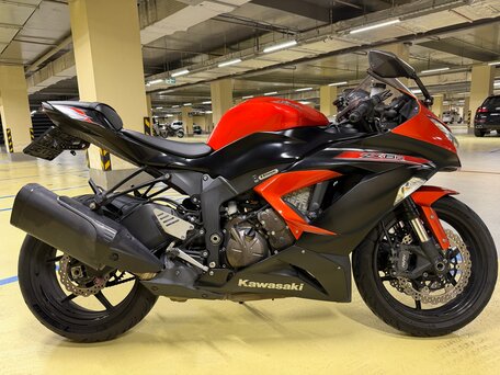 2015 Kawasaki ZX-6 Ninja, оранжевый, 838000 рублей, вид 3