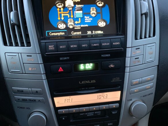 2008 Lexus RX 400h II Рестайлинг, чёрный, 1400000 рублей - вид 28