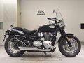 2025 Triumph Bonneville Speedmaster, чёрный