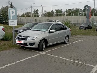2014 Lada (ВАЗ) Granta I, серебристый, 698900 рублей, вид 1