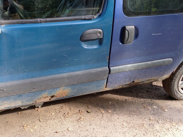 2002 Renault Kangoo I, синий, 160000 рублей - вид 8