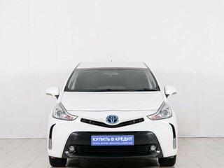 2016 Toyota Prius Alpha I (ZVW40/41) Рестайлинг, белый, 1549000 рублей, вид 2