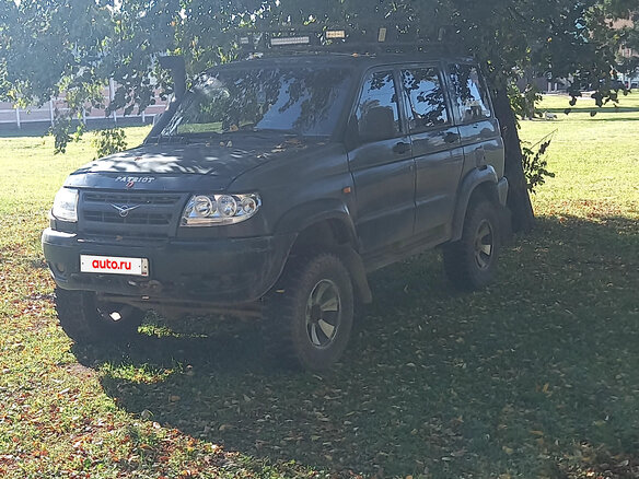 2007 УАЗ Патриот 3163 I, чёрный, 350000 рублей