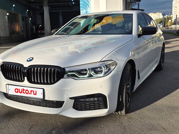 2019 BMW 5 серии 530d xDrive VII (G30/G31/G38), белый - вид 5