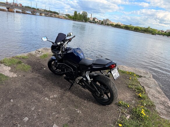 2006 Yamaha FZ1, пурпурный, 670000 рублей - вид 4