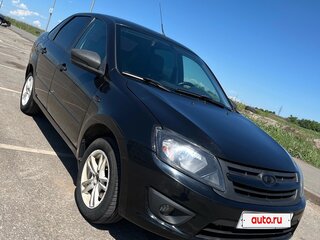 2015 Lada (ВАЗ) Granta I, чёрный, 300000 рублей, вид 3