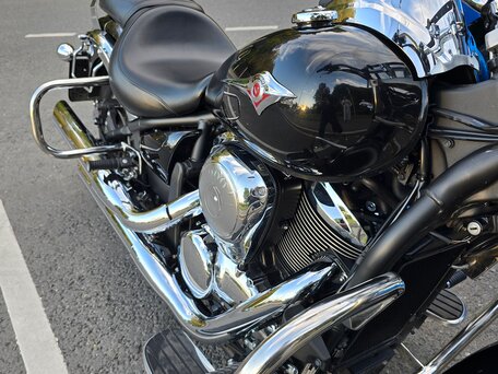 2013 Kawasaki VN900 Vulcan, чёрный, 650000 рублей, вид 4