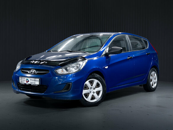 2013 Hyundai Solaris I, синий - вид 2