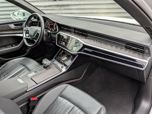 2021 Audi A6 45 TFSI V (C8), белый, 4150000 рублей - вид 10