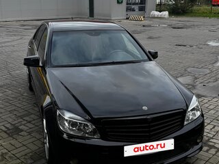 2008 Mercedes-Benz C-Класс 180 Kompressor III (W204), чёрный, 1000000 рублей, вид 1