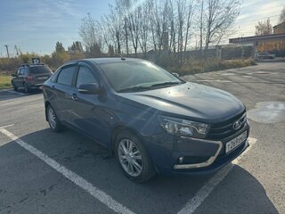 2017 Lada (ВАЗ) Vesta I, синий, 747000 рублей, вид 3