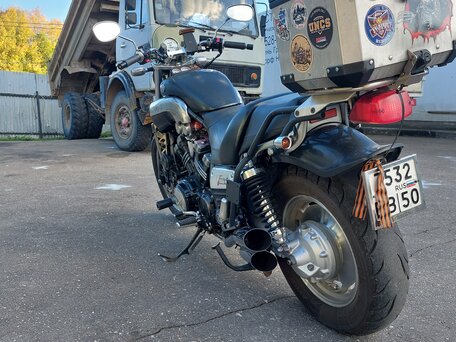 2003 Yamaha V-Max 1200, чёрный, 400000 рублей, вид 3