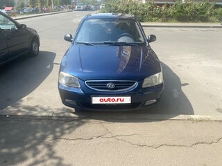 2007 Hyundai Accent ТагАЗ II, синий, 470000 рублей, вид 1