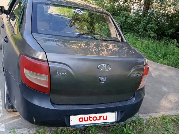 2015 Lada (ВАЗ) Granta I, коричневый, 130000 рублей - вид 1