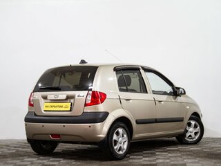 2008 Hyundai Getz I Рестайлинг, бежевый, 659000 рублей, вид 4