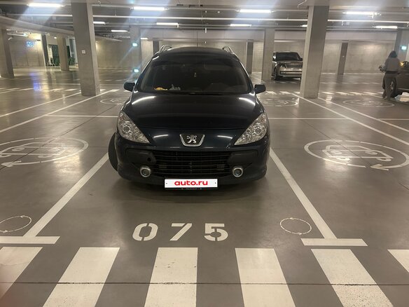 2007 Peugeot 307 I Рестайлинг, синий, 500000 рублей - вид 2