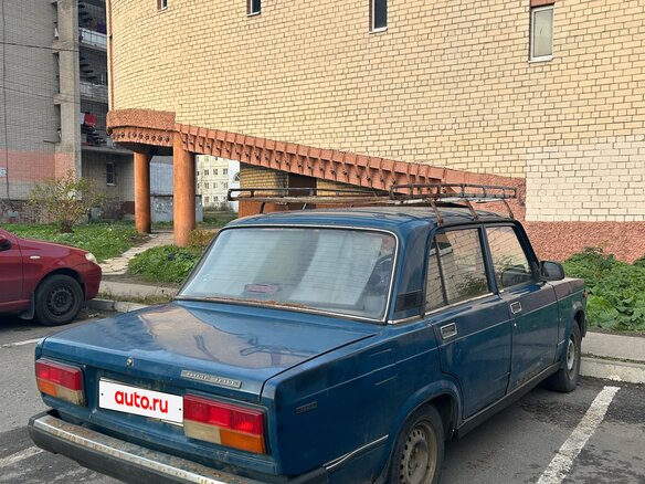 2004 Lada (ВАЗ) 2107, синий, 80000 рублей - вид 3
