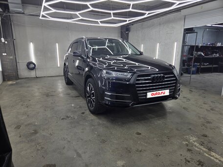 2015 Audi Q7 II (4M), чёрный, 3090000 рублей, вид 4