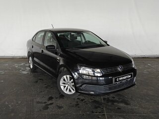 2013 Volkswagen Polo V, чёрный, 915000 рублей, вид 3