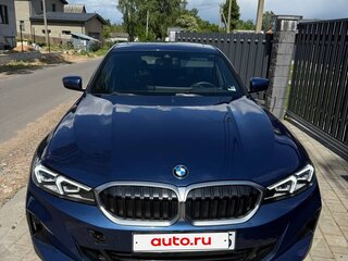2023 BMW 3 серии 330i xDrive VII (G2x) Рестайлинг, синий, 3400000 рублей, вид 2