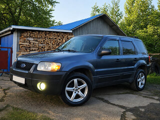 2005 Ford Escape I Рестайлинг, синий, 493000 рублей, вид 1