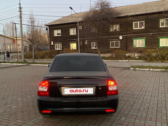 2008 Lada (ВАЗ) Priora I, чёрный, 160000 рублей - вид 3