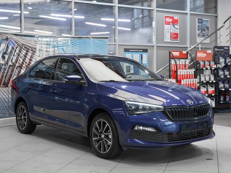2022 Skoda Rapid II, синий, 1499000 рублей, вид 3