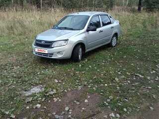 2014 Lada (ВАЗ) Granta I, серебристый, 299000 рублей, вид 1