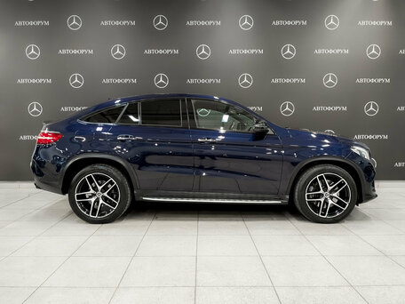 2018 Mercedes-Benz GLE Coupe 400 I (C292), синий, 4390000 рублей, вид 4