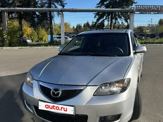 2008 Mazda 3 5-speed I (BK) Рестайлинг, серебристый, 525000 рублей, вид 1