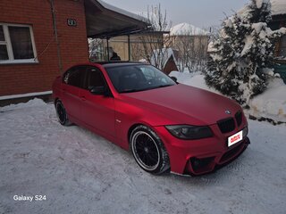 2005 BMW 3 серии 325i V (E90/E91/E92/E93), красный, 1000000 рублей, вид 4