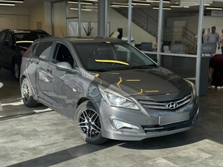 2015 Hyundai Solaris I Рестайлинг, серый, 826000 рублей, вид 3
