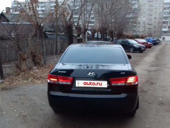 2007 Hyundai Sonata V (NF), чёрный, 670000 рублей - вид 4