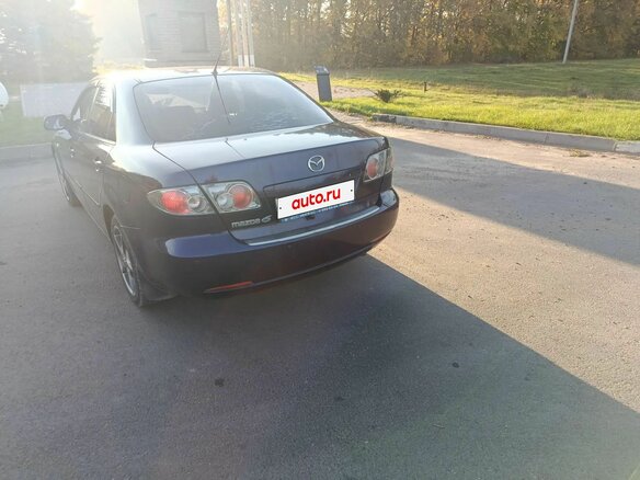 2006 Mazda 6 I (GG) Рестайлинг, синий, 380000 рублей - вид 2