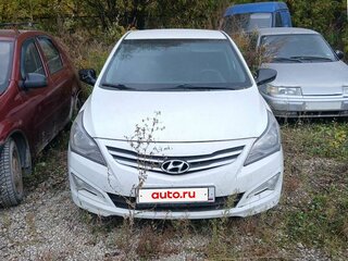 2016 Hyundai Solaris I Рестайлинг, белый, 381100 рублей, вид 1