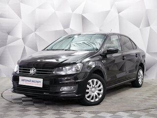 2018 Volkswagen Polo V Рестайлинг, чёрный, 1020000 рублей, вид 1