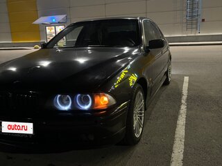 2001 BMW 5 серии 525i IV (E39) Рестайлинг, чёрный, 626000 рублей, вид 2