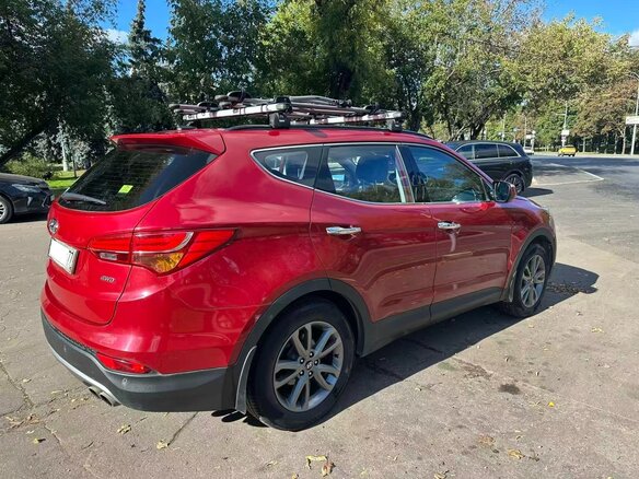 2013 Hyundai Santa Fe III, красный, 1750000 рублей - вид 6
