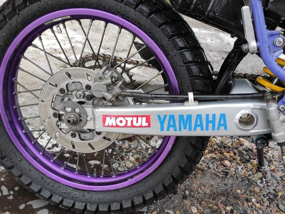 1993 Yamaha TT250R, белый, 280000 рублей - вид 10