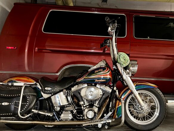 2004 Harley-Davidson Heritage, красный, 2000000 рублей - вид 1