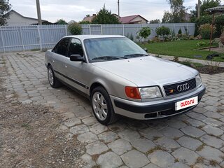 1991 Audi 100 IV (C4), серебристый, 320000 рублей, вид 3