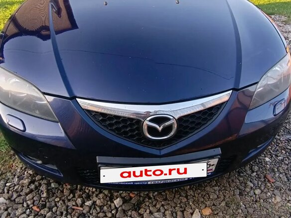 2008 Mazda 3 I (BK) Рестайлинг, синий - вид 2